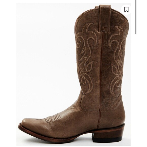 New (scuffs) Shyanne Darby Western Boot Brown Women's Size 8.5M Wide Calf Cowboy - Picture 15 of 15